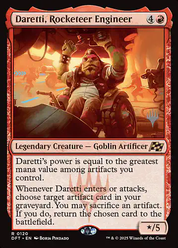 Daretti, Rocketeer Engineer - dft Spoiler