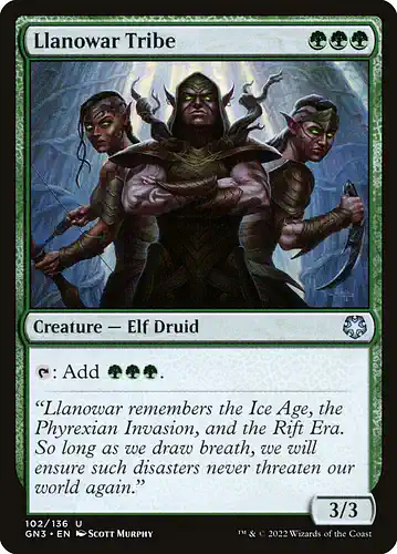 Llanowar Tribe - gn3 Spoiler
