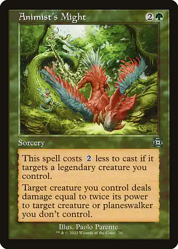 Animist's Might - mat Spoiler