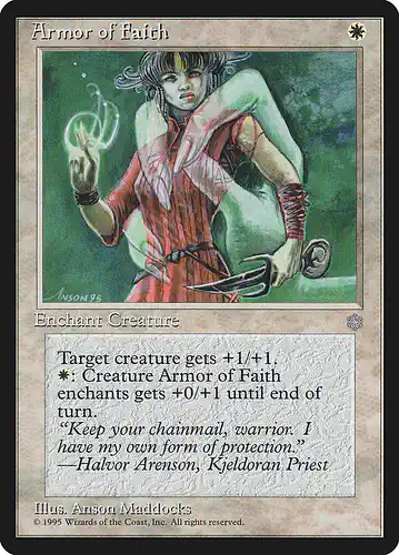 Armor of Faith - ice Spoiler