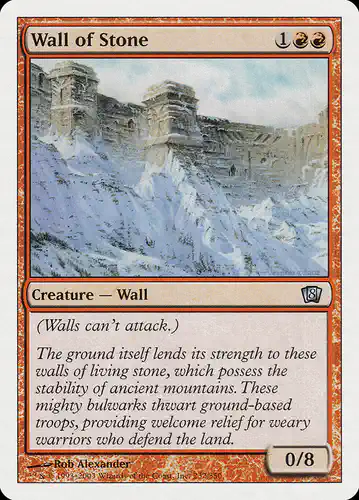 Wall of Stone - 8ed Spoiler