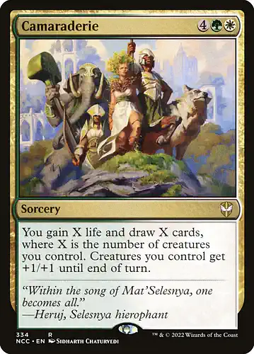 Camaraderie - ncc Spoiler