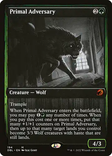Primal Adversary - dbl Spoiler