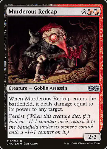 Murderous Redcap - uma Spoiler