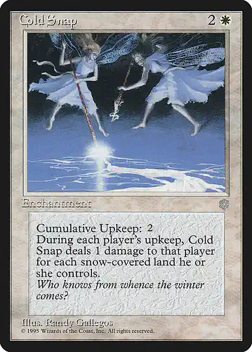 Cold Snap - ice Spoiler