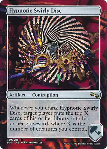 Hypnotic Swirly Disc - ust Spoiler