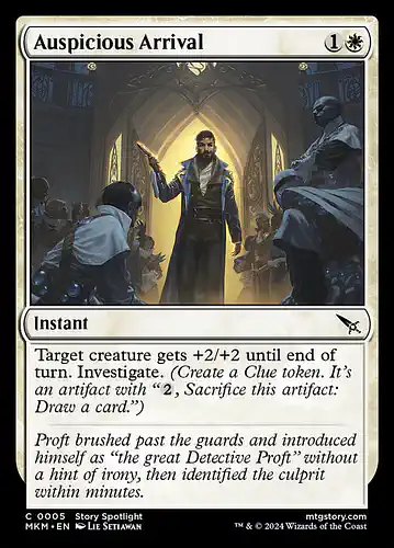 Auspicious Arrival - mkm Spoiler