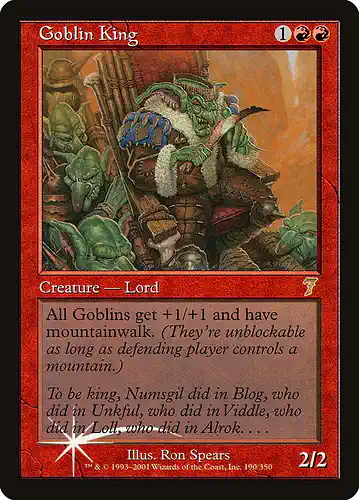 Goblin King - 7ed Spoiler