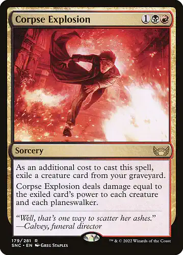 Corpse Explosion - snc Spoiler