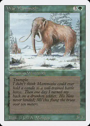 War Mammoth - 3ed Spoiler