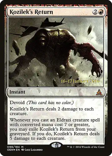 Kozilek's Return - ogw Spoiler