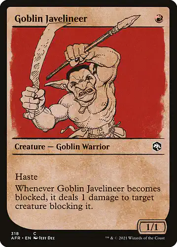 Goblin Javelineer - afr Spoiler