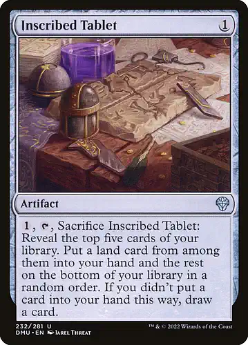 Inscribed Tablet - dmu Spoiler