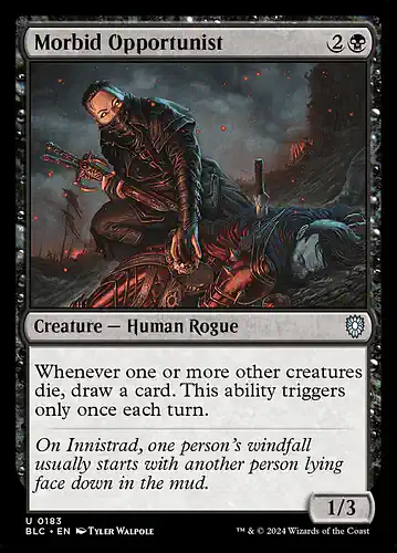 Morbid Opportunist - blc Spoiler