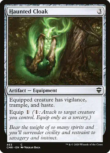 Haunted Cloak - cmr Spoiler