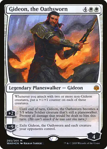 Gideon, the Oathsworn - war Spoiler