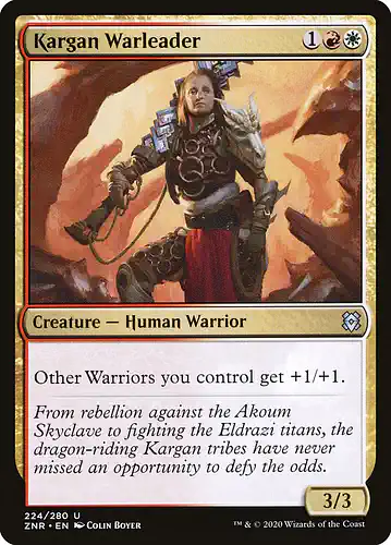 Kargan Warleader - znr Spoiler