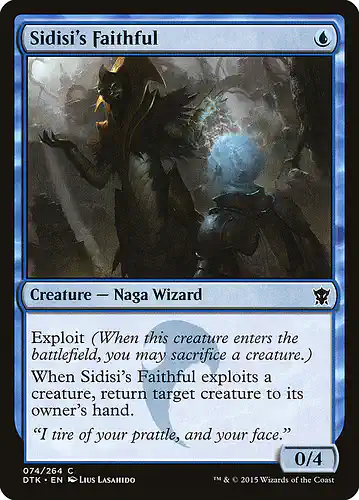 Sidisi's Faithful - dtk Spoiler
