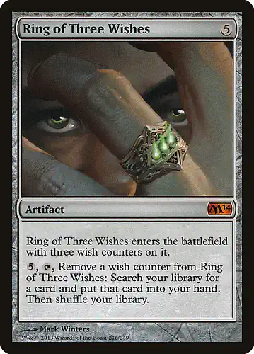 Ring of Three Wishes - m14 Spoiler