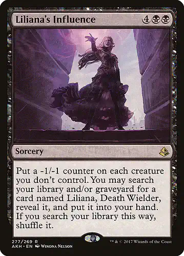 Liliana's Influence - akh Spoiler