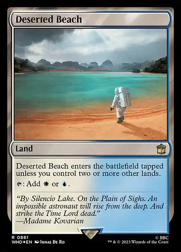 Deserted Beach - who Spoiler