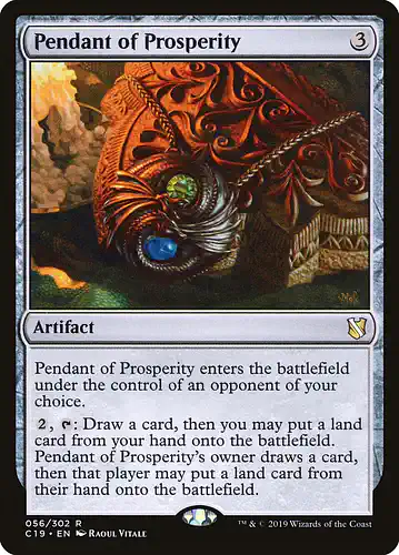 Pendant of Prosperity - c19 Spoiler