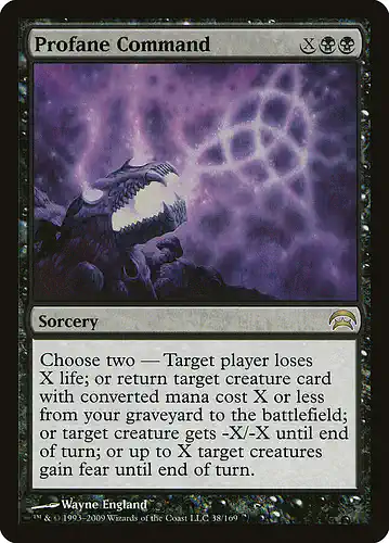 Profane Command - hop Spoiler