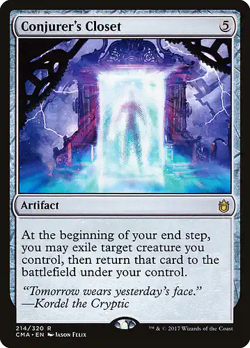 Conjurer's Closet - cma Spoiler