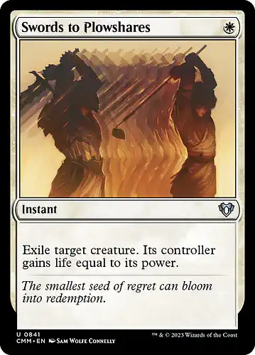 Swords to Plowshares - cmm Spoiler