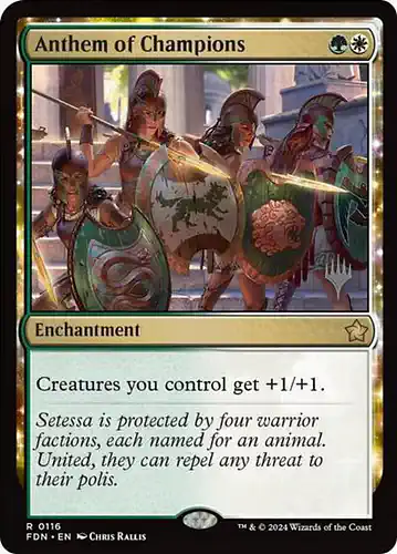 Anthem of Champions - fdn Spoiler