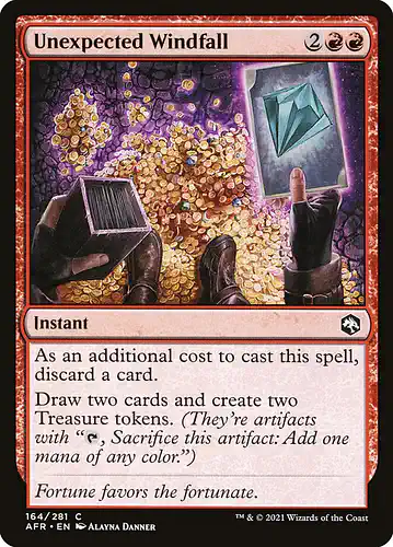 Unexpected Windfall - afr Spoiler
