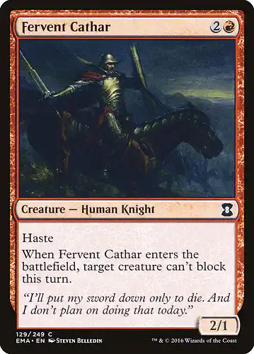 Fervent Cathar - ema Spoiler