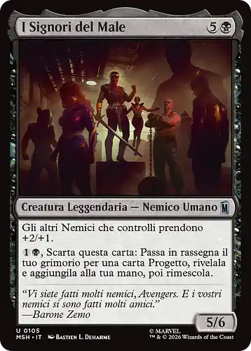 The Masters of Evil - msh Spoiler