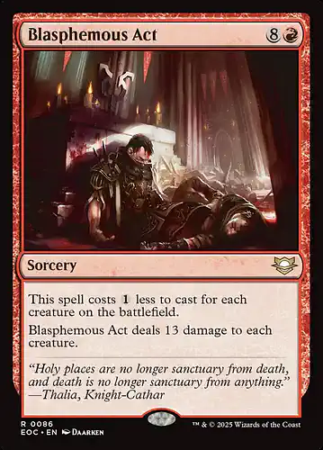 Blasphemous Act - eoc Spoiler