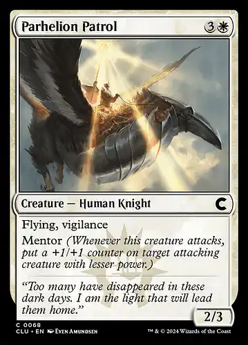 Parhelion Patrol - clu Spoiler