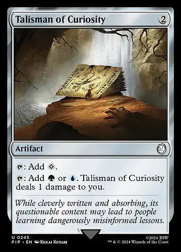 Talisman of Curiosity - pip Spoiler