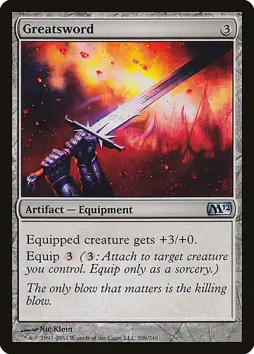 Greatsword - m12 Spoiler