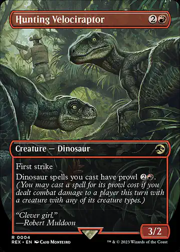 Hunting Velociraptor - rex Spoiler