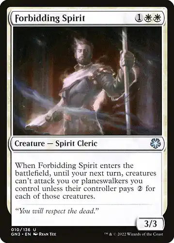 Forbidding Spirit - gn3 Spoiler