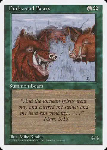 Durkwood Boars - 4ed Spoiler