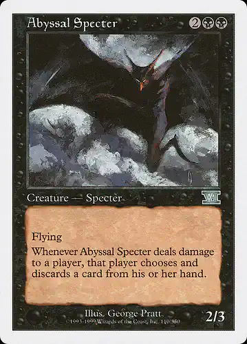 Abyssal Specter - 6ed Spoiler