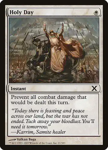 Holy Day - 10e Spoiler