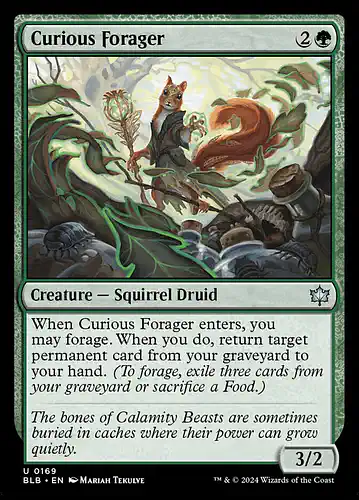 Curious Forager - blb Spoiler