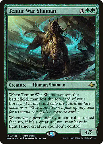 Temur War Shaman - frf Spoiler