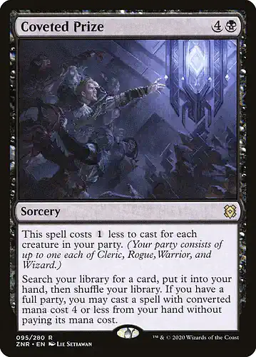 Coveted Prize - znr Spoiler