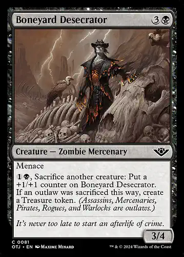 Boneyard Desecrator - otj Spoiler