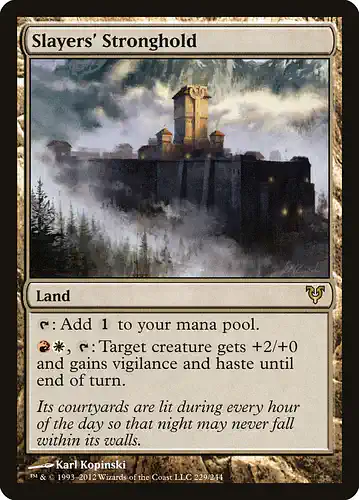 Slayers' Stronghold - avr Spoiler