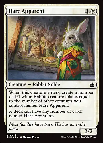 Hare Apparent - fdn Spoiler