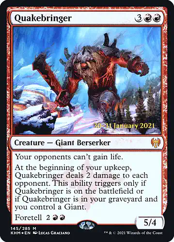 Quakebringer - khm Spoiler