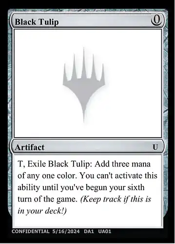 Black Tulip - unk Spoiler